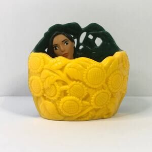vtg 90s‎ burger king 1996 disney pocahontas finger puppet sunflowers meal Toy